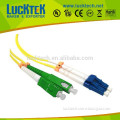LC/UPC to SC/APC Single Mode optical fiber patch cord, Duplex, 9/125